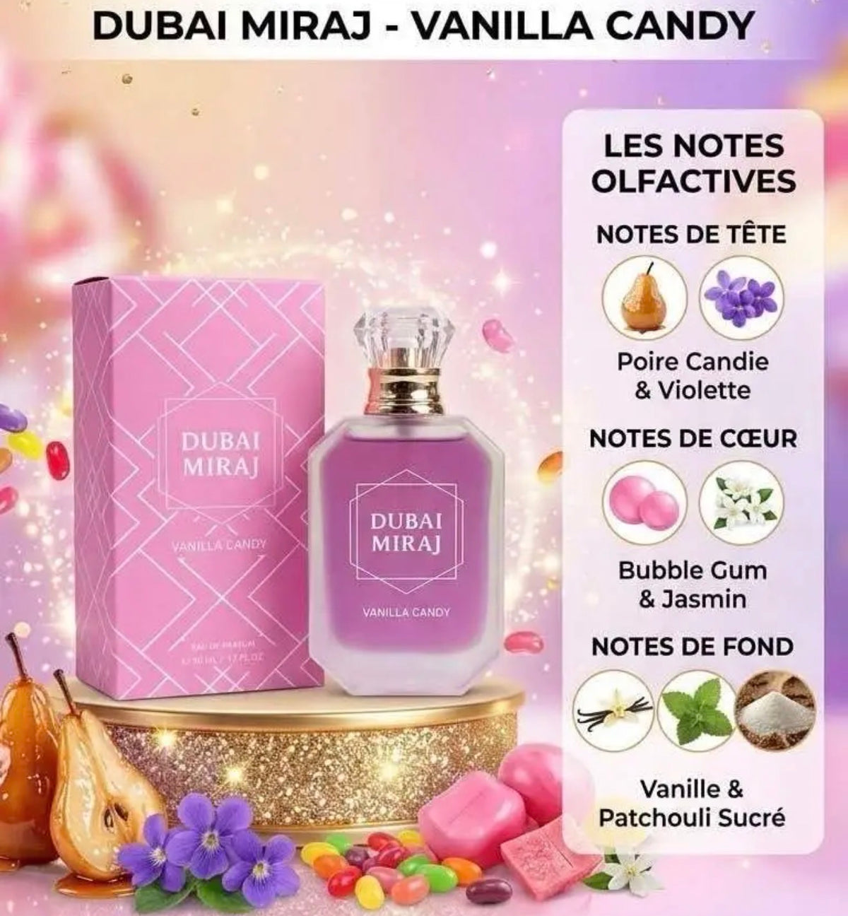 Dubai Miraj Eau de Parfum | Luxe Arabische Parfum 50ml