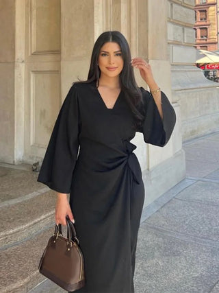 OVERSLAG JURK ZWART SS25