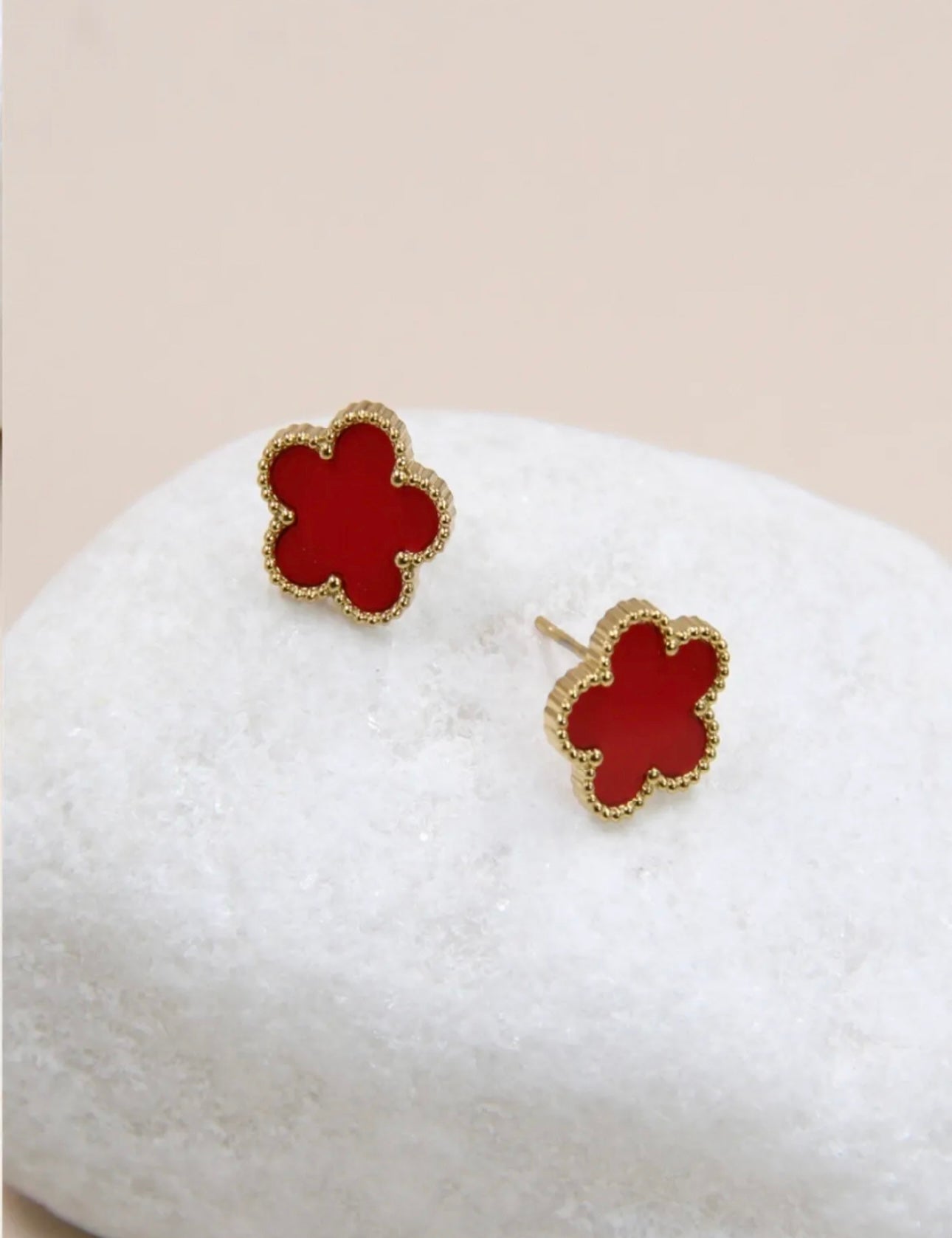Clovers oorbellen - 205BO12