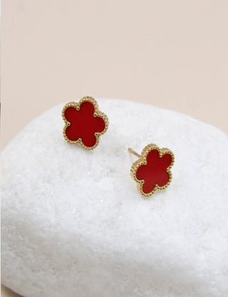 Clovers oorbellen - 205BO12