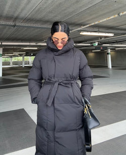 PUFFER WINTERJACKE ZWART