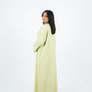 T-shirt jurk mint groen - viscose