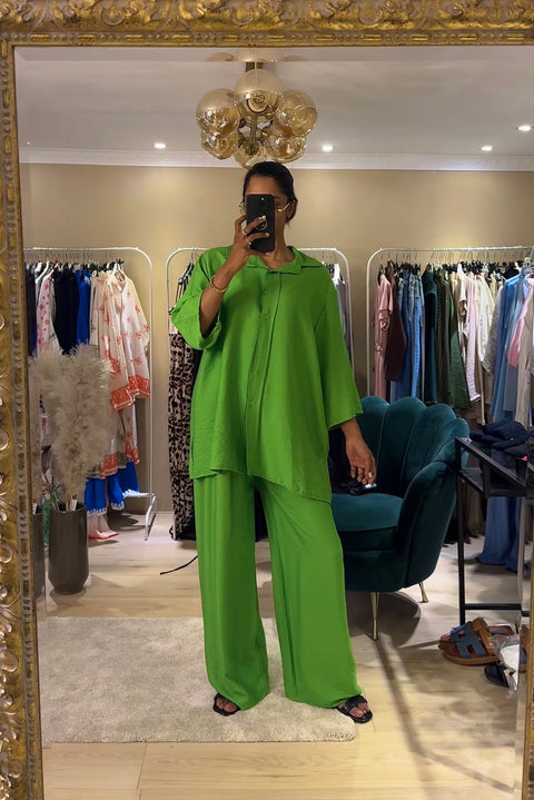 PAK VAN VISCOSE LICHT GROEN