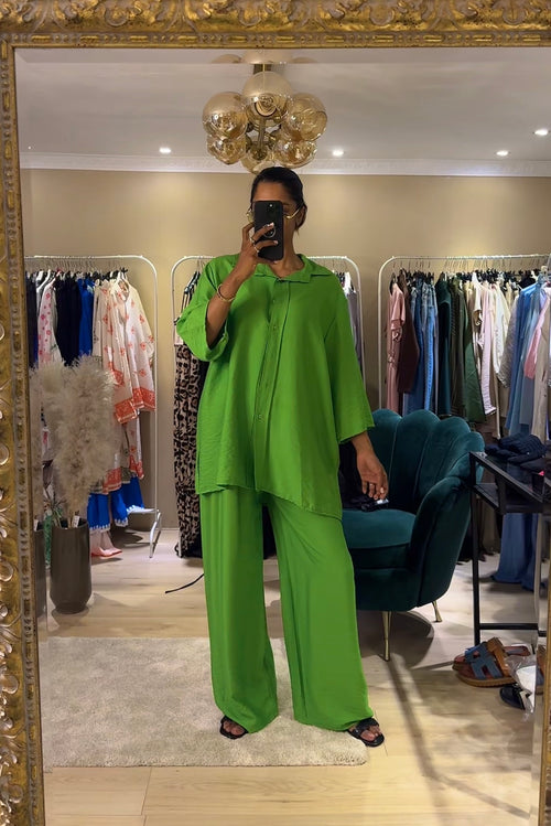 PAK VAN VISCOSE LICHT GROEN