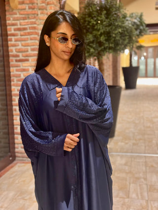 Dubai abaya dark blue