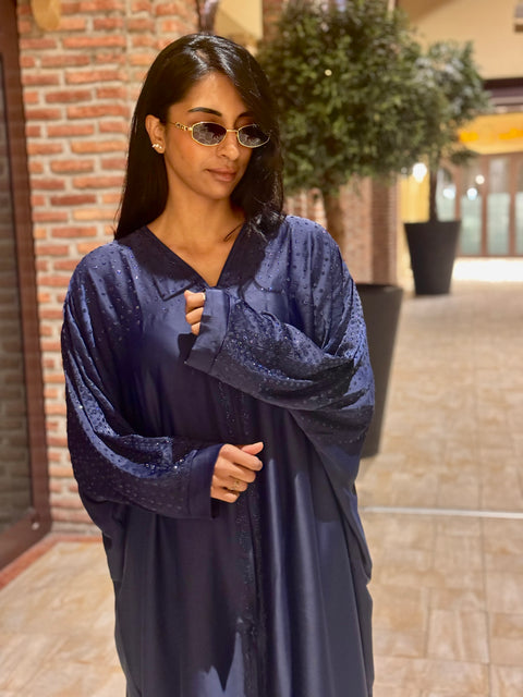 Dubai abaya dark blue