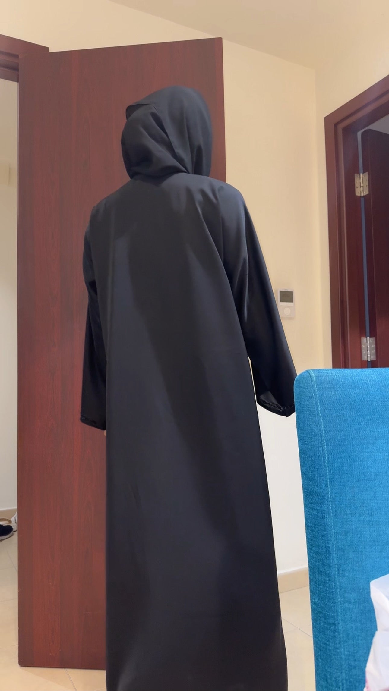DXB ABAYA SCHWARZ