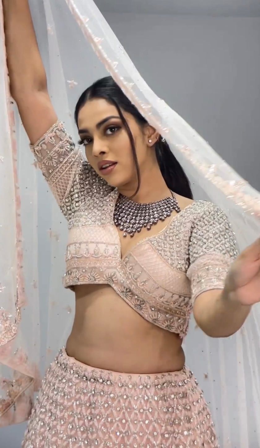 PASTEL ROZE RANIA LEHENGA