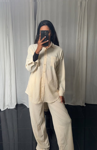 AMBER CRÊPE BEIGE SET