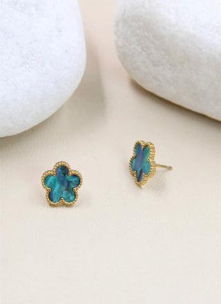 Clovers oorbellen - 205BO12