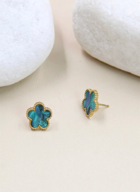 Clovers oorbellen - 205BO12