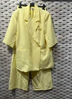 Blazer set met korte mouwen - 88623-2 groothandel voorverkoop