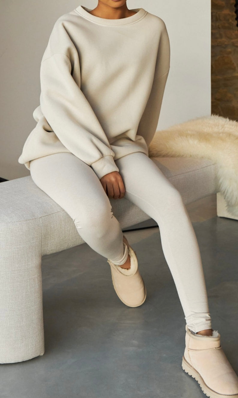 BEIGE - FELICIA LEGGING PAK LOUNGE WEAR