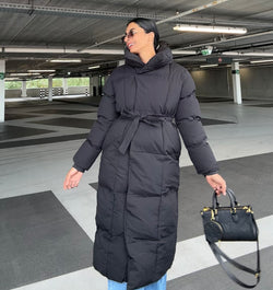 PUFFER WINTERJACKE ZWART