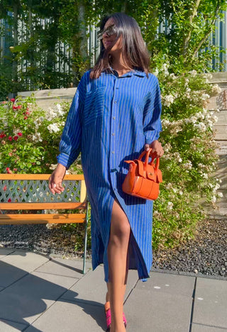 BLOUSE JURK VAN KATOEN