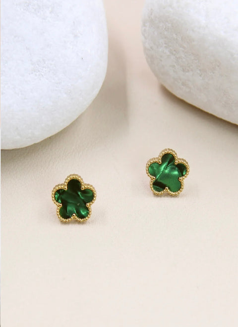 Clovers oorbellen - 205BO12