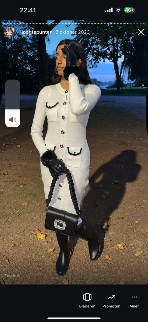 gebreiden jurk old money