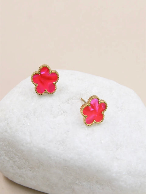 Clovers oorbellen - 205BO12