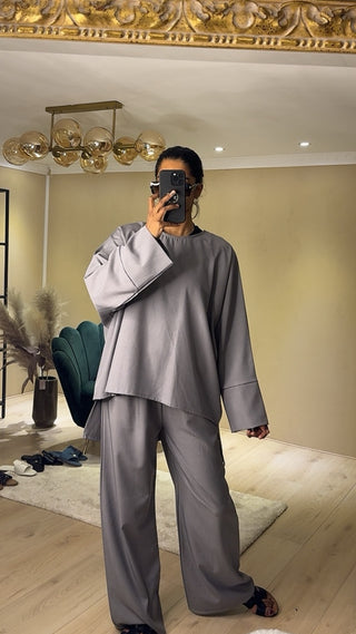 NAS COMFY OVERSIZED GRAY SET