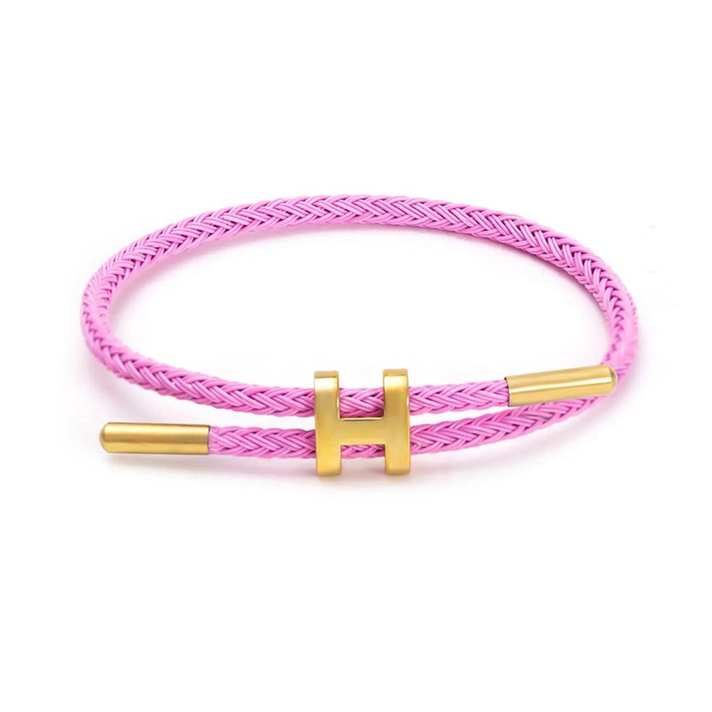 H BRACELET PINK