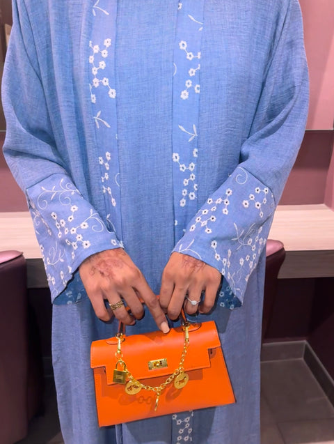 Kimono met lange wijde jurk