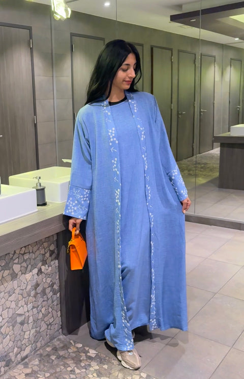 Kimono met lange wijde jurk