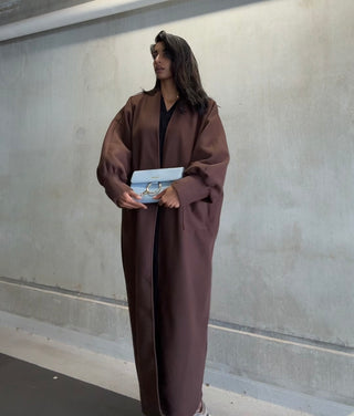 LOUVRÉ MANTELJAS CHOCO BROWN