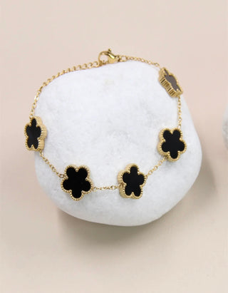 Armband met clovers - 205BRA12