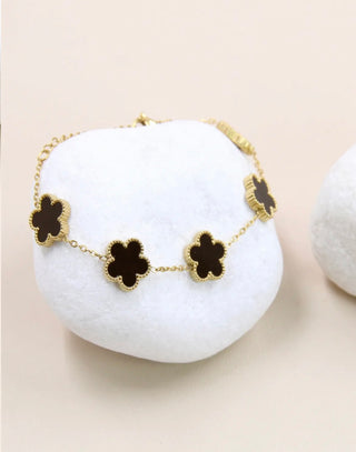 Armband met clovers - 205BRA12