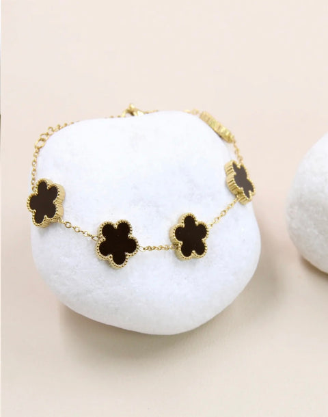 Armband met clovers - 205BRA12