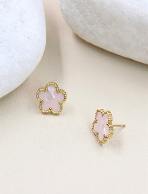 Clovers oorbellen - 205BO12