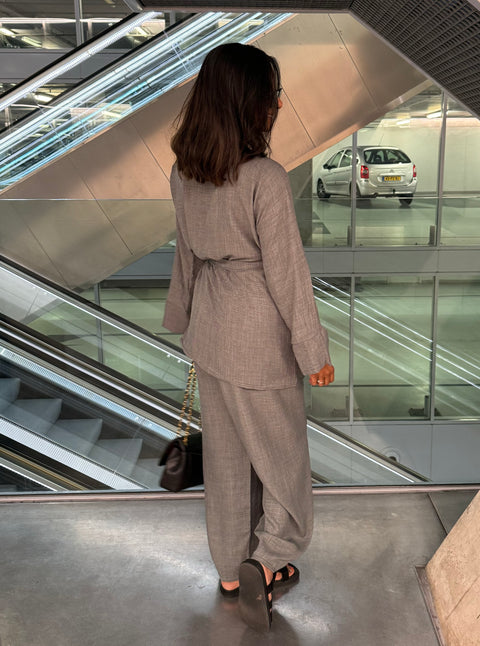 Kimono wikkel set met broek