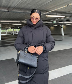 PUFFER WINTERJACKE ZWART