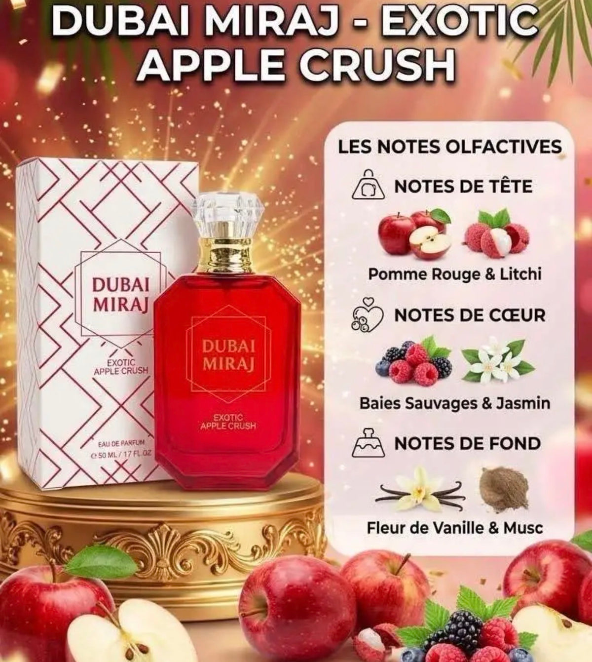 Dubai Miraj Eau de Parfum | Luxe Arabische Parfum 50ml