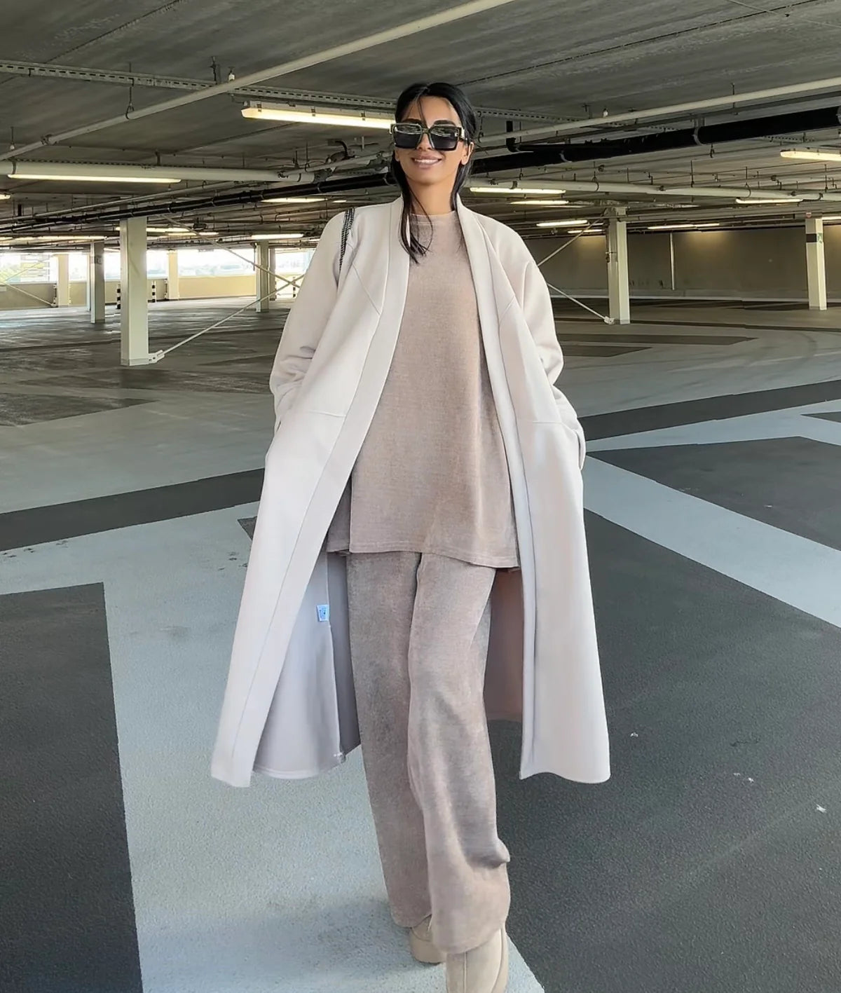 Yasemine manteljas beige
