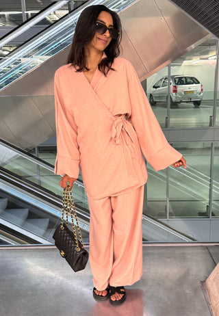 Kimono wikkel set met broek