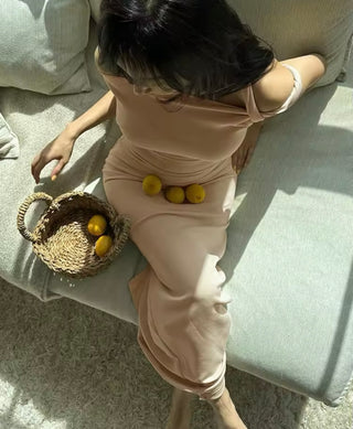 SS25 - Kylie jurk van stretch