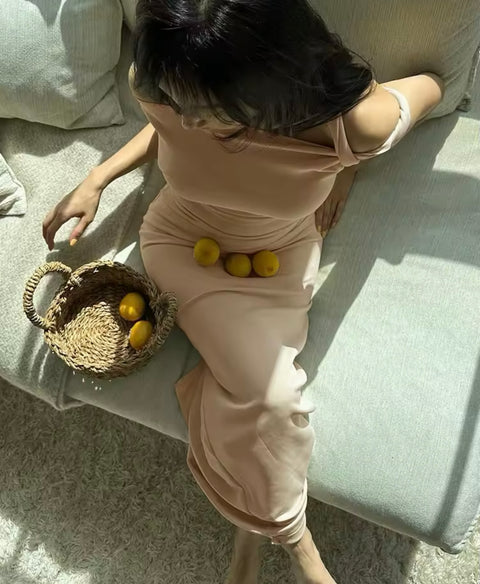 SS25 - Kylie jurk van stretch