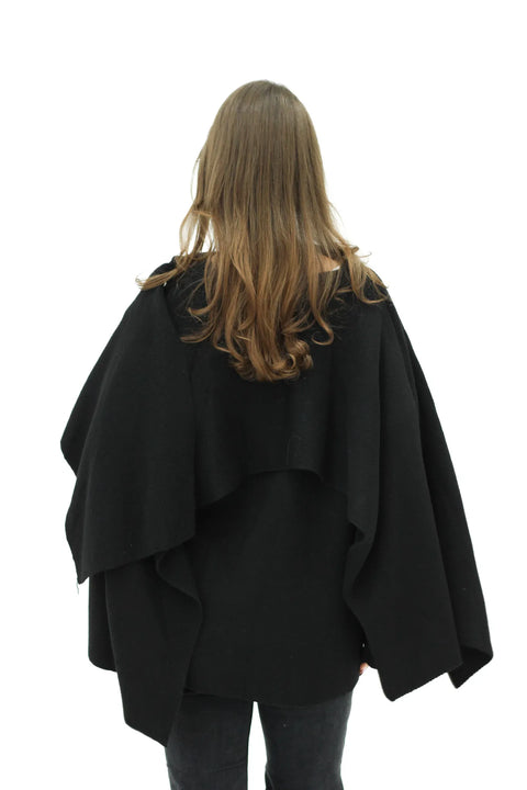 Zara poncho black
