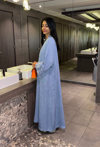 Kimono met lange wijde jurk