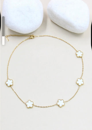 Clovers ketting - 205 COL12 stainless steel