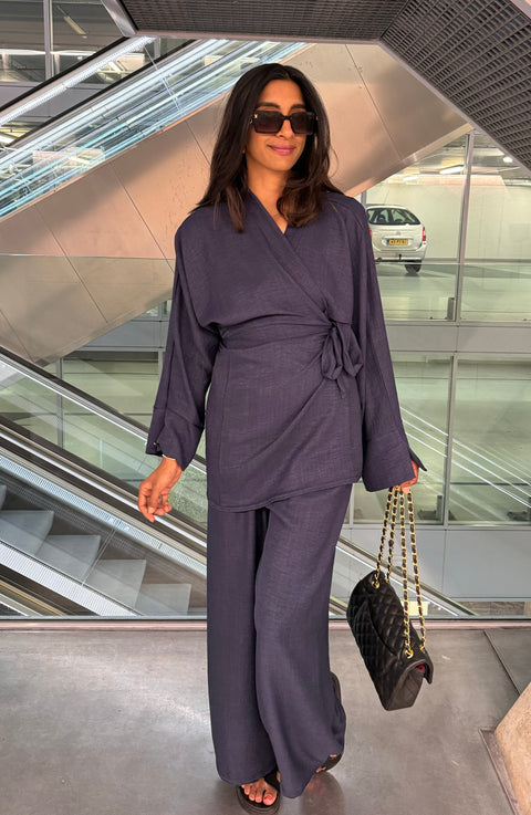 Kimono wikkel set met broek