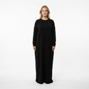 T-shirt jurk van viscose - zwart