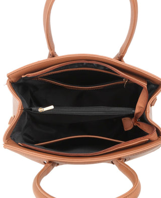 SLANGENPRINT HANDTAS - GROEN