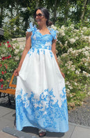 ROBE BELLA BLUE WHITE