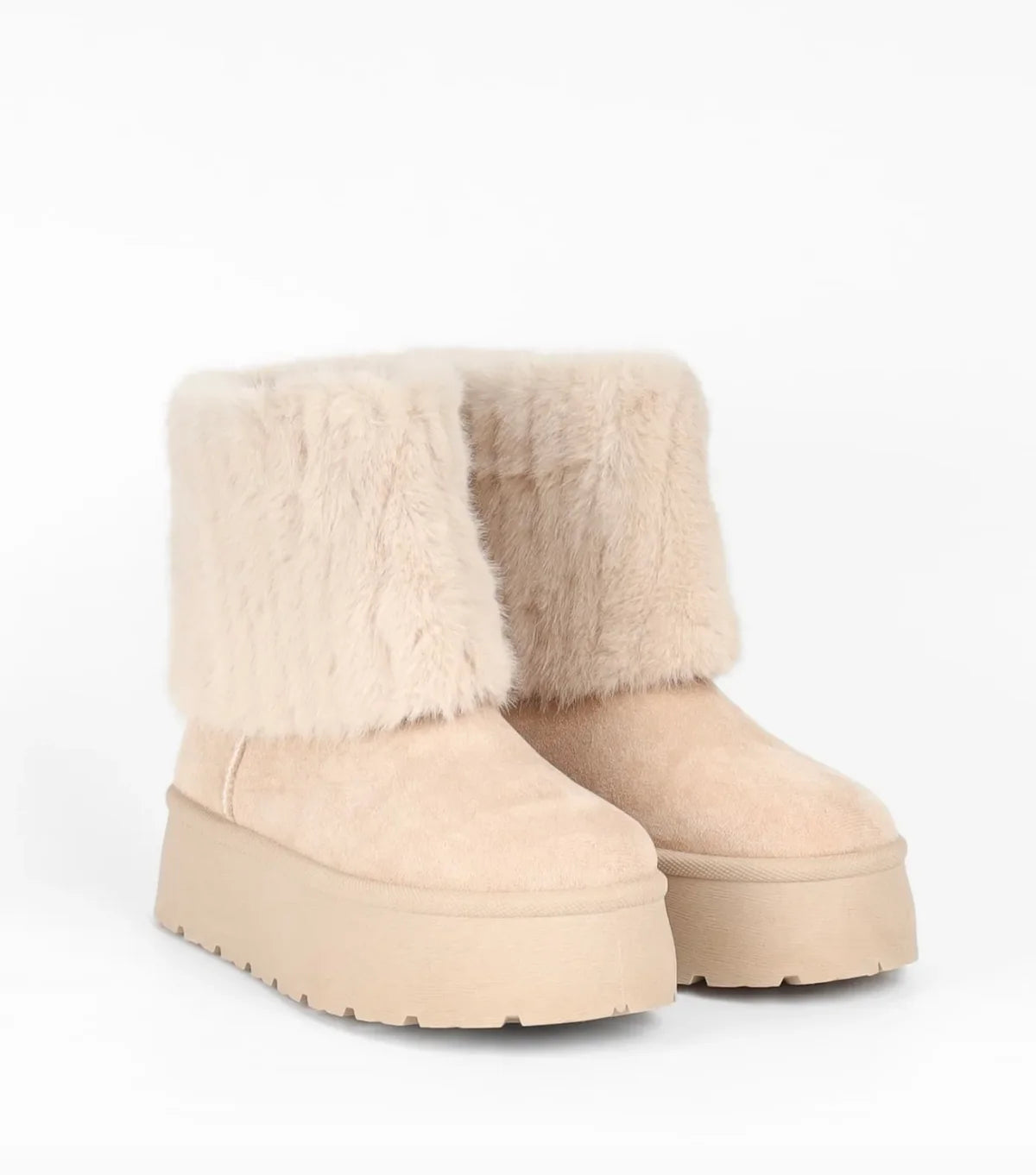 FLUFFY BOOTS MET BONT