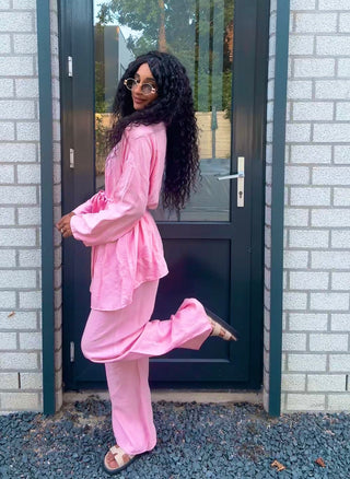 BABY ROZE PAK KIMONO MET BROEK