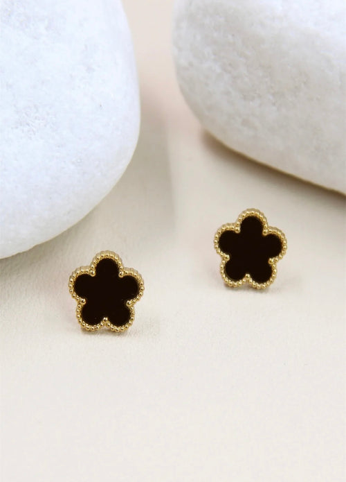 Clovers oorbellen - 205BO12