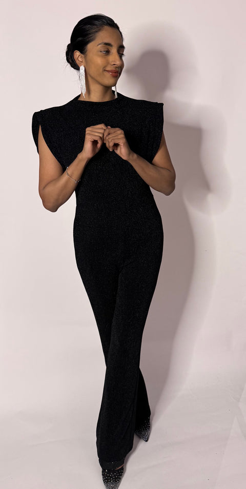 Stretch jumpsuit zwart (emilie45)