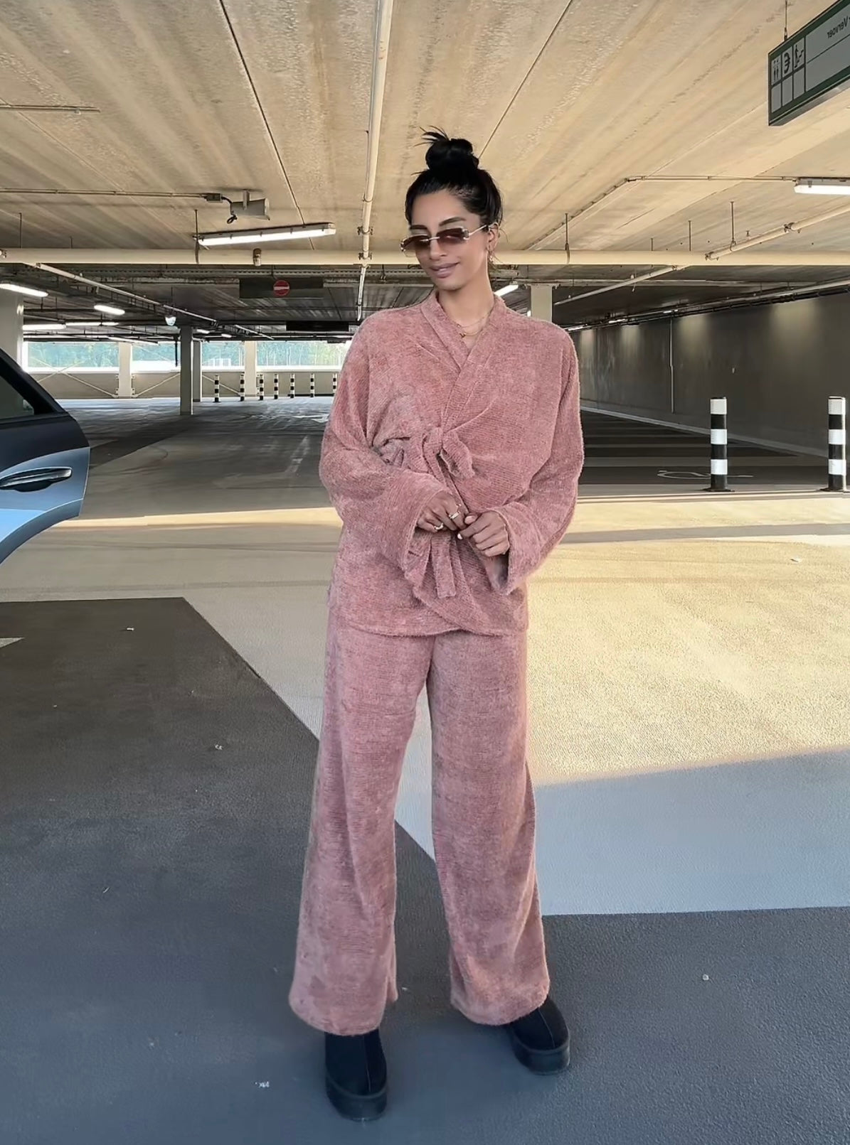 TEDDY CO ORD WIKKEL SET BRUIN